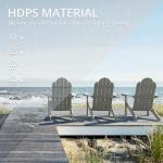 Adirondack Chairs Set of 2 with Cup Holders