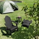 LUE BONA Folding Adirondack Chairs Set of 2