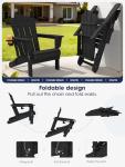 Adirondack Chair Set of 2 with Cup Holders