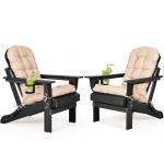 Adirondack Chairs Set of 2 with Cushions