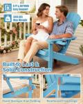 Weather Resistant Adirondack Chair with Cup Holder