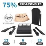 Adirondack Chairs Set of 2 with Cushions