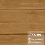 Outdoor Storage Cabinet with Lockable Door, 78 Inches