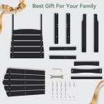 Stackable Adirondack Chairs Set of 2 - Black