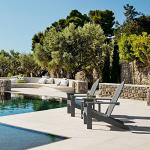 Set of 2 Adirondack Chairs with Cup Holder