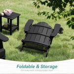 Homenjoy Folding Adirondack Chairs Set of 2