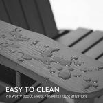 Set of 2 Adirondack Chairs with Cup Holder