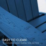 Navy Blue Adirondack Chairs Set of 2