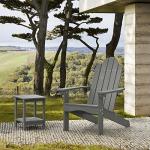 Set of 2 Adirondack Chairs with Cup Holder