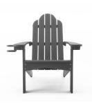 Set of 2 Adirondack Chairs with Cup Holder