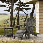 HDPS Adirondack Chairs Set of 2 with Cup Holder