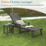 Adjustable Outdoor Lounge Chair Set of 2
