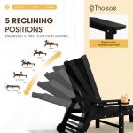 Oversized Outdoor Chaise Lounge Chair Set of 2