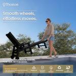 Oversized Outdoor Chaise Lounge Chair Set of 2