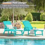 Adjustable Outdoor Chaise Lounge Chairs Set of 2