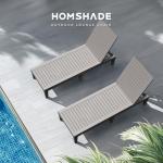 Outdoor Chaise Lounge Chairs - Set of 2
