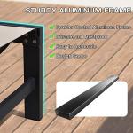 Purple Leaf Outdoor Lounge Chairs with Wheels, 2-Piece Set