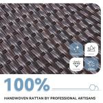 Adjustable Wicker Lounge Chairs Set for Poolside