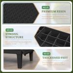 JUMMICO Waterproof Adjustable Patio Lounge Chair Set