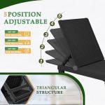 JUMMICO Waterproof Adjustable Patio Lounge Chair Set