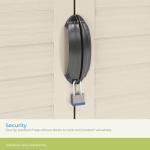 Suncast Vertical Outdoor Storage Shed - Vanilla