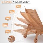 Adjustable Pool Lounge Chair Set of 2