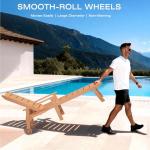 Adjustable Pool Lounge Chair Set of 2