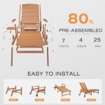 Adjustable Pool Lounge Chair Set of 2