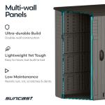 Waterproof Resin Outdoor Storage Cabinet for Garden