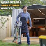 Polar Aurora 8x12 FT Metal Garden Shed