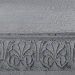 Gray Fiberclay Outdoor Garden Bench for Patio