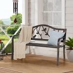 Sophia & William Bronze Wrought Iron Garden Bench