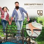 Outsunny 3.3' Metal Zen Garden Bridge