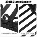 VINGLI 3.4ft Metal Garden Bridge for Outdoors