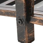 Outsunny 3.3' Metal Zen Garden Bridge