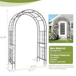 Outvita 7FT Heavy Duty Metal Garden Arch