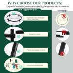 WellSign Garden Obelisk Trellis for Climbing Plants Outdoor, 6.6ft Tall Rustproof Coated Metal Plant Support with Garden Twist Tie for Tomato Cucumber Ivy Vines Rose Potted Plant Trellis 1 Pack