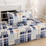 TieyaChkis 5 Piece Plaid Daybed Cover Set Twin Daybed Bedding Sets for All Season Lightweight Plaid Day Bed Comforter with Matching Shams&Decorative Pillows,39"x75"