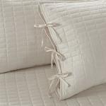 Comfort Spaces Daybed Cover - Luxe Double Sided-Quilting, All Season Cozy Bedding with Bedskirt, Matching Shams, Kienna Ivory 75"x39" 5 Piece