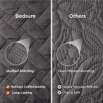 Bedsure Grey Quilts Queen Size Bedding Set