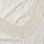 Beatrice Home Fashions Medallion Chenille Bedspread, Queen, Ivory