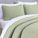 Chezmoi Collection Austin 3-piece Oversized Bedspread Coverlet Set (Queen, Sage)