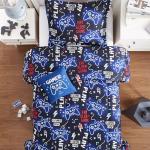 Kaleido Space Kids Comforter Set Twin Size for Boys, Glow in The Dark Gamer Bedding Set 1 Comforter, 1 Decor Pillow, 1 Pillow Sham, Twin XL Comforter Set