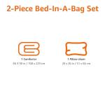 Amazon Basics 2-Piece Soft Microfiber Kid's Comforter and Pillow Sham Set, Twin, Dinosaurs, Animal Print