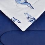 Amazon Basics 2-Piece Soft Microfiber Kid's Comforter and Pillow Sham Set, Twin, Dinosaurs, Animal Print