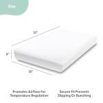 The Peanutshell 4-Pack Fitted Crib Sheet Set - Super Soft & Breathable Baby Girl Crib Sheets, Nursery Decor, Fit for Standard Mattress Cover- Whimsical Floral