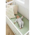 Konssy Muslin Crib Sheets 2 PCS, 100% Cotton Baby Crib Sheets for Standard Crib Mattress (28"x 52"), Soft and Breathable for Boys, Girls (Woodland,Sage)