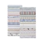 Tommy Bahama - King Size Sheet Set, 100% Cotton Percale Bedding with a Crisp & Cool Feel, Bed Sheets with Matching Fitted Sheet & Pillowcases (Palm Tree Ikat Blue)