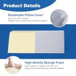 Positioning Wedge Pillow Side Sleeping Belt Connection, Limit Width Adjustable Bed Wedges Body Positioners for Back Pain Relief, Back Positioning Wedge for After Surgery, Anti Snoring, Back Support