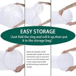 Mosquito Net Bed Canopy for Girls,King Canopy Bed Curtains Full Queen Size from Ceiling,Dome Mosquito Netting Bed Tent Twin Girls Princess Canopy Bed White Decor for Baby Crib,Kid Bed and Adult Beds